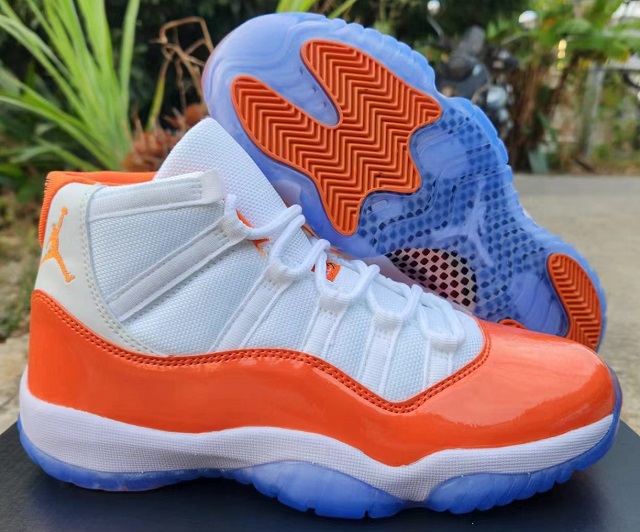 Air Jordan 11 Retro White Orange